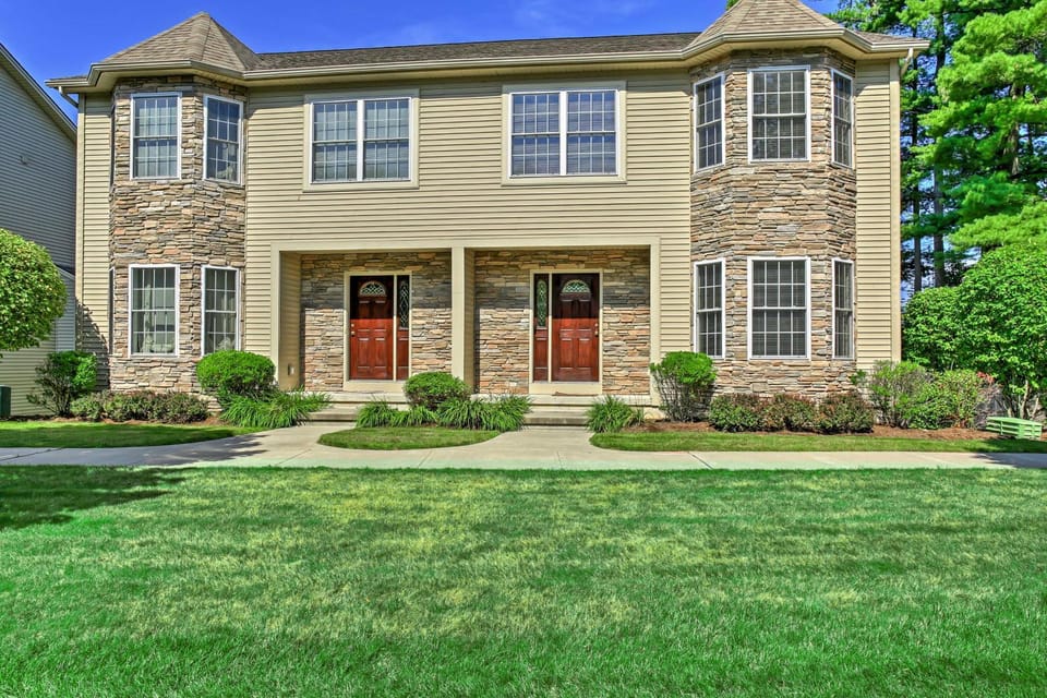 Lake George Townhome w/ Water View, Patio & Grill House in Queensbury