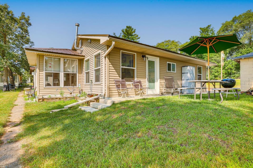 Montello Cabin on Buffalo Lake w/ Dock & Fire Pit! Cabin in Wisconsin