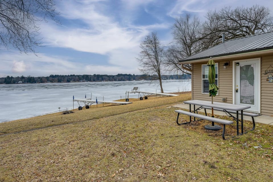 Montello Cabin on Buffalo Lake w/ Dock & Fire Pit! Cabin in Wisconsin