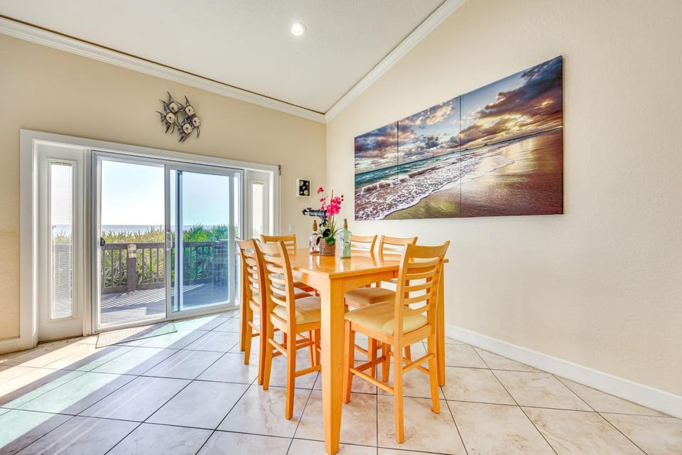 Oceanfront Oasis in Flagler Beach w/ Views! House in Beverly Beach