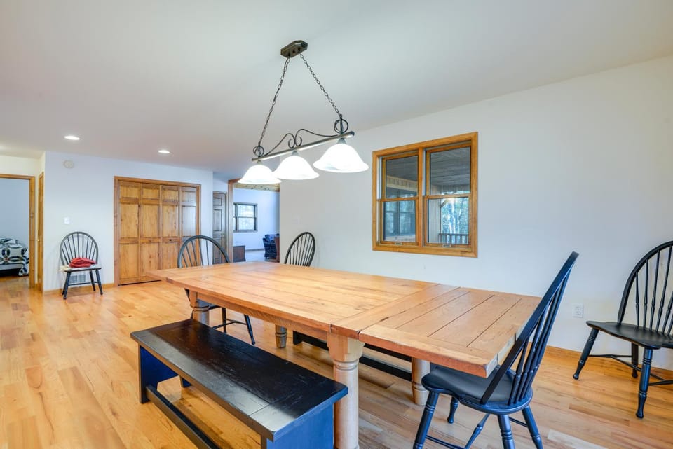 Benton Home on 50 Acres w/ Private Deck & Views! House in Fairmount Township