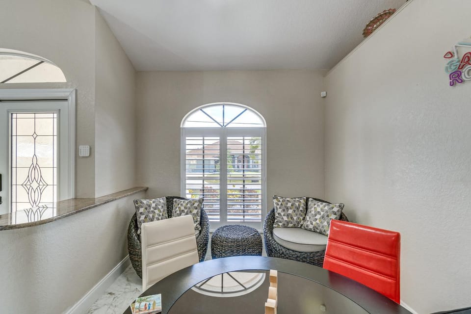 Luxe Waterfront Oasis w/ Dock, Heated Pool & Spa! House in Gulf Cove