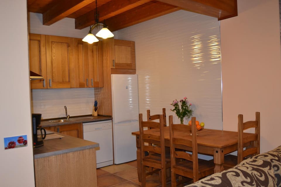 Kitchen or kitchenette, Dining area