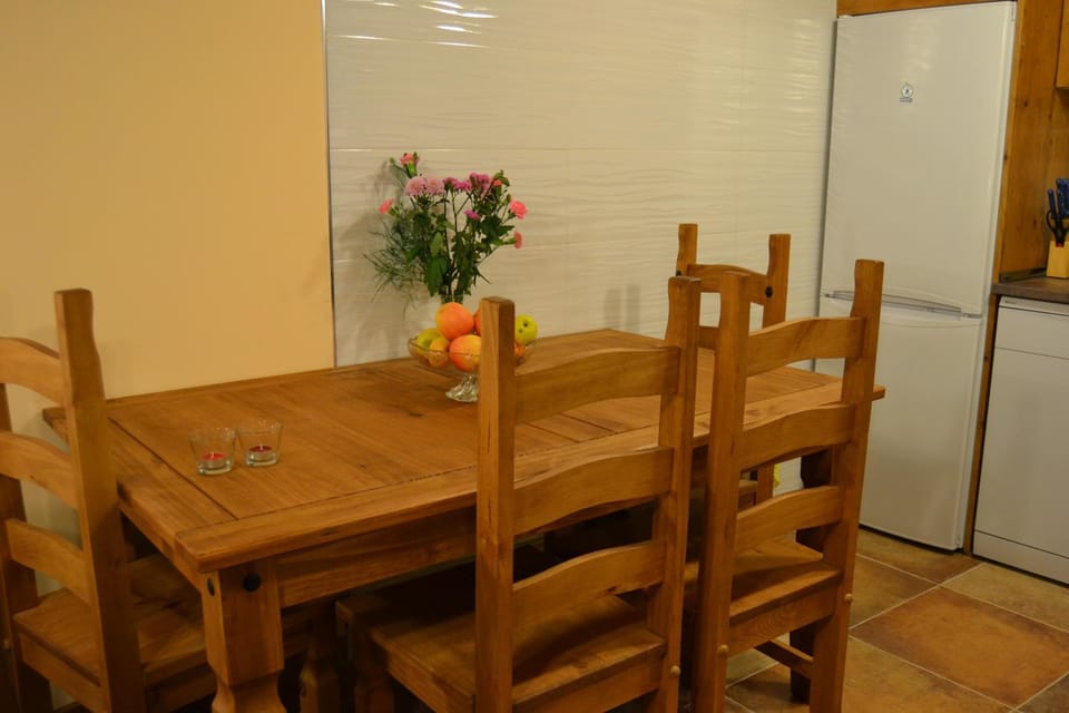 Kitchen or kitchenette, Dining area, oven