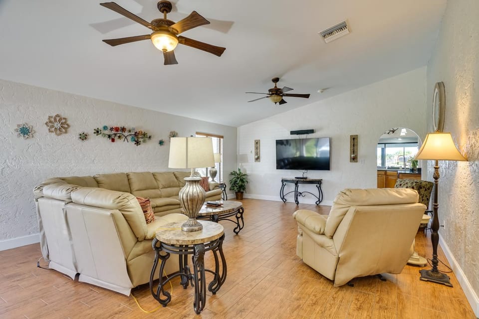 Private Dock: Canalfront Home in Cape Coral House in Cape Coral