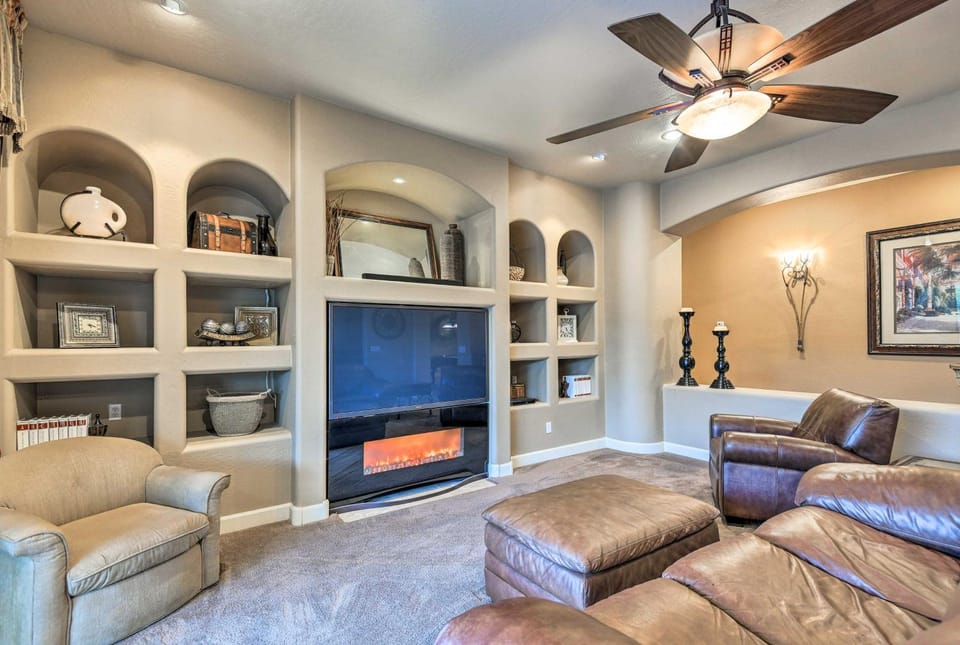 Heated Pool + Putting Green: Luxe Gilbert Home House in Gilbert