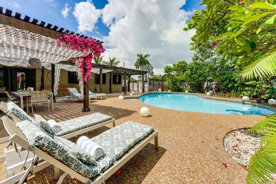 2 Mi to Beach! Oakland Park Home w/ Outdoor Oasis House in Oakland Park