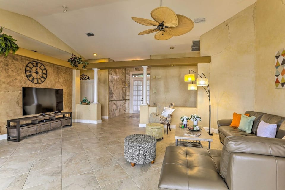 Lakefront Cape Coral Home w/ Private Pool & Dock! House in Cape Coral