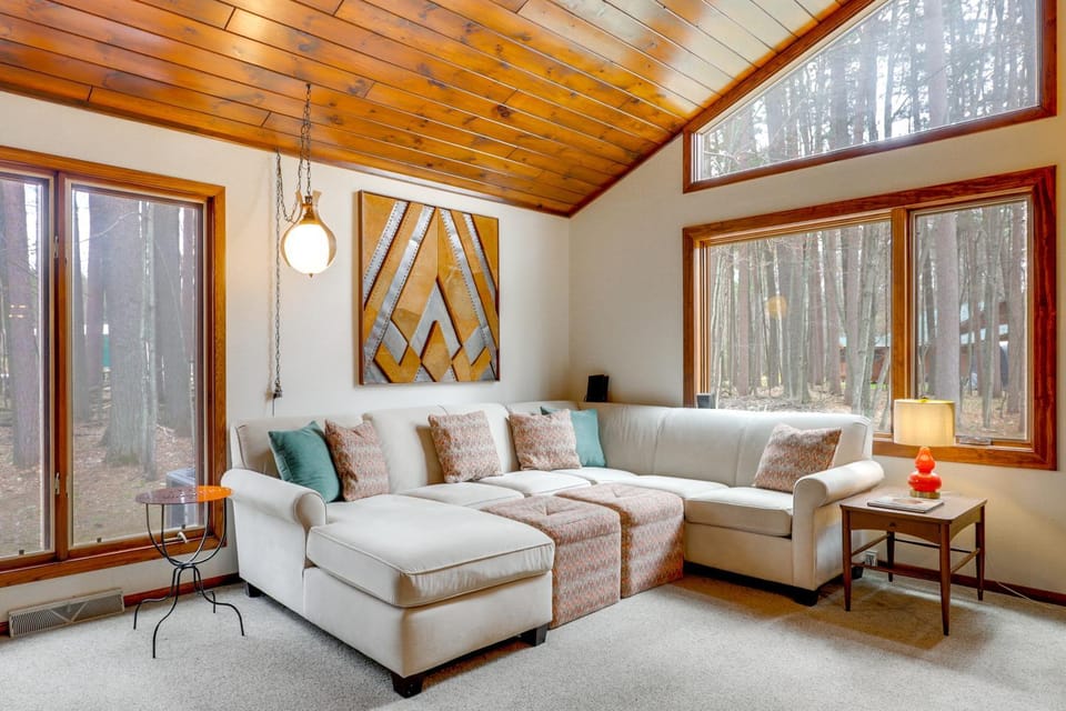 Game Room! Mid-Century Escape in the Northwoods House in Wisconsin