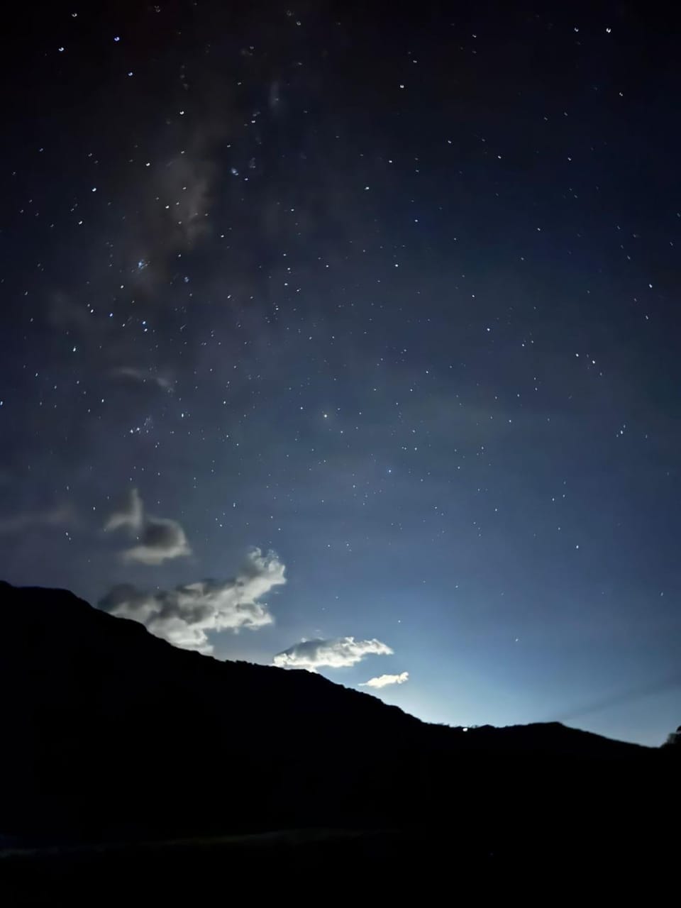 Night, Mountain view