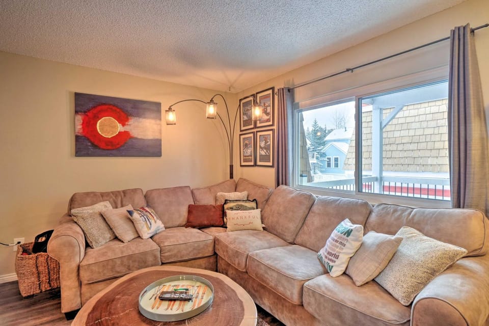Walk to Lifts: Main Street Breck Condo w/ Mtn View House in Breckenridge
