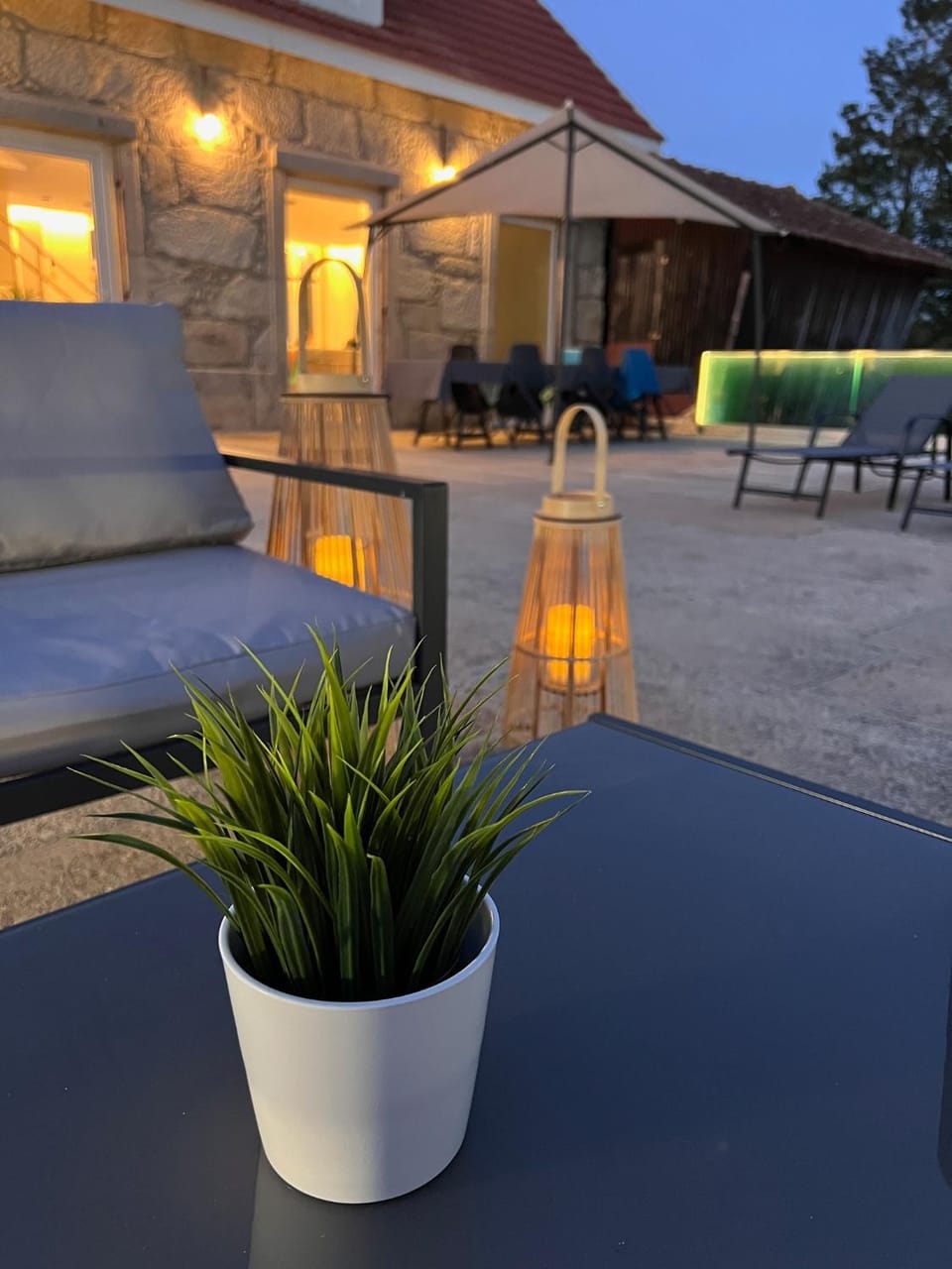 Property building, Patio