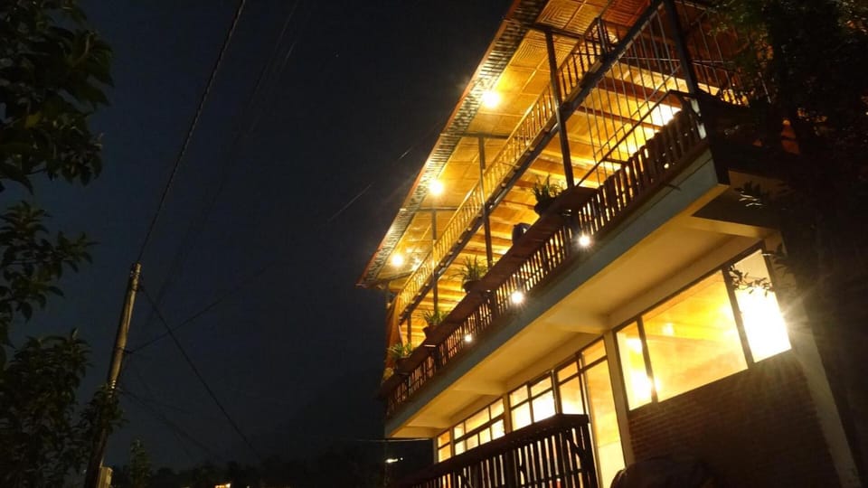 Property building, Night, View (from property/room), Balcony/Terrace