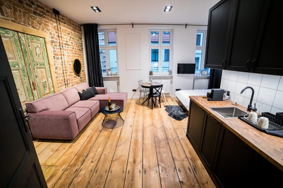 Kitchen or kitchenette, Living room, Photo of the whole room, Seating area