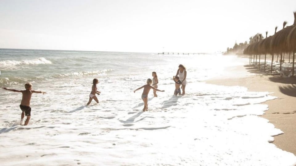 Nearby landmark, People, Beach