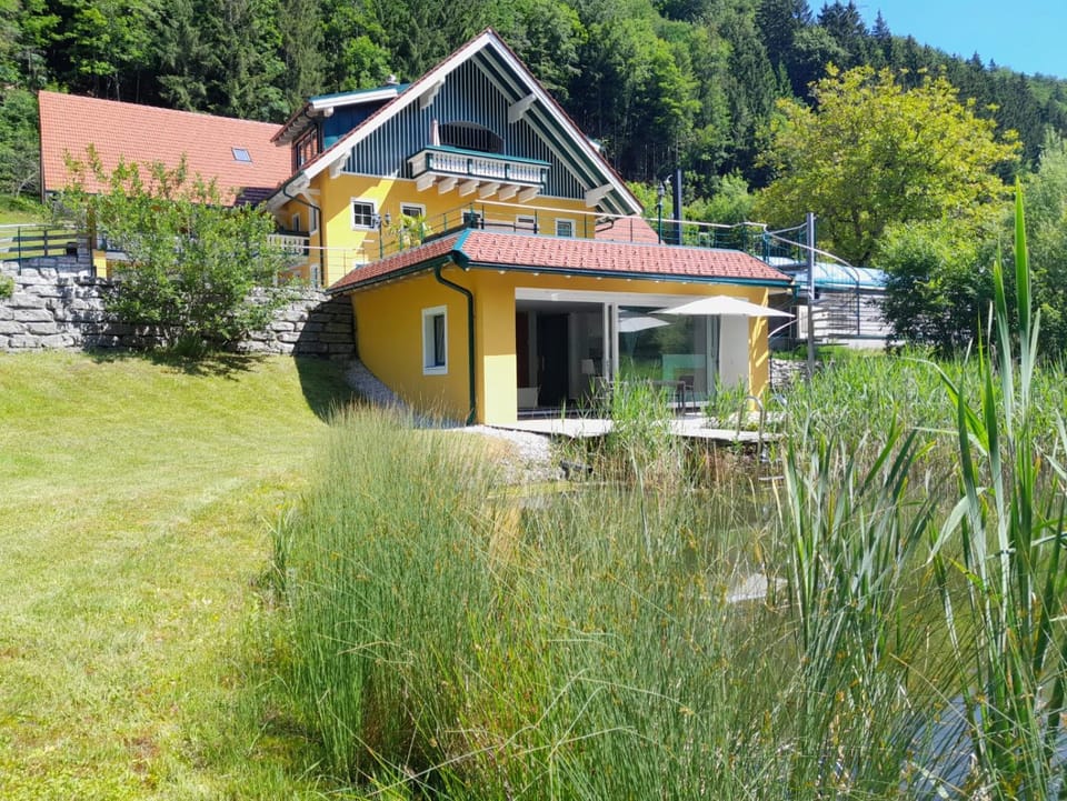 Property building, Spring, Day, Natural landscape, Garden, Garden view