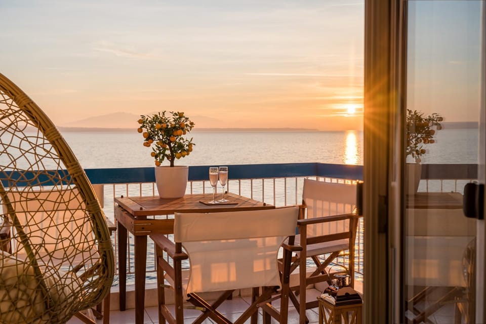 Balcony/Terrace, Sea view, Sunset
