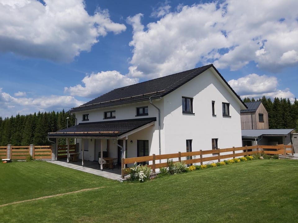 Property building, Garden view
