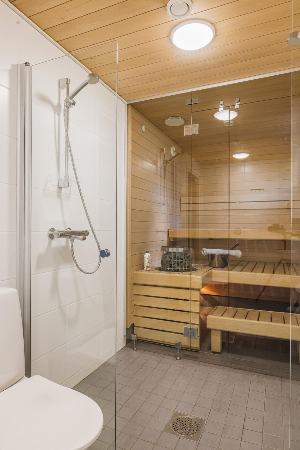 Shower, Sauna, Sauna, Bathroom