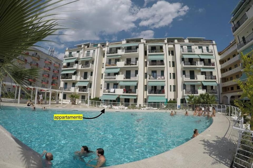 Property building, People, Pool view, Swimming pool, Swimming pool