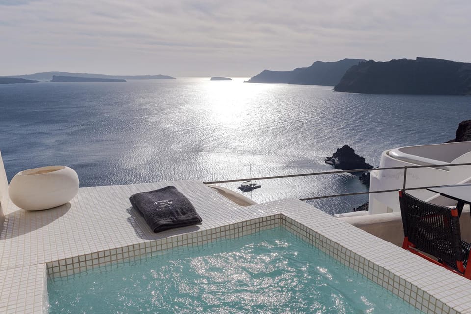Day, Natural landscape, Hot Tub, View (from property/room), Balcony/Terrace, Sea view