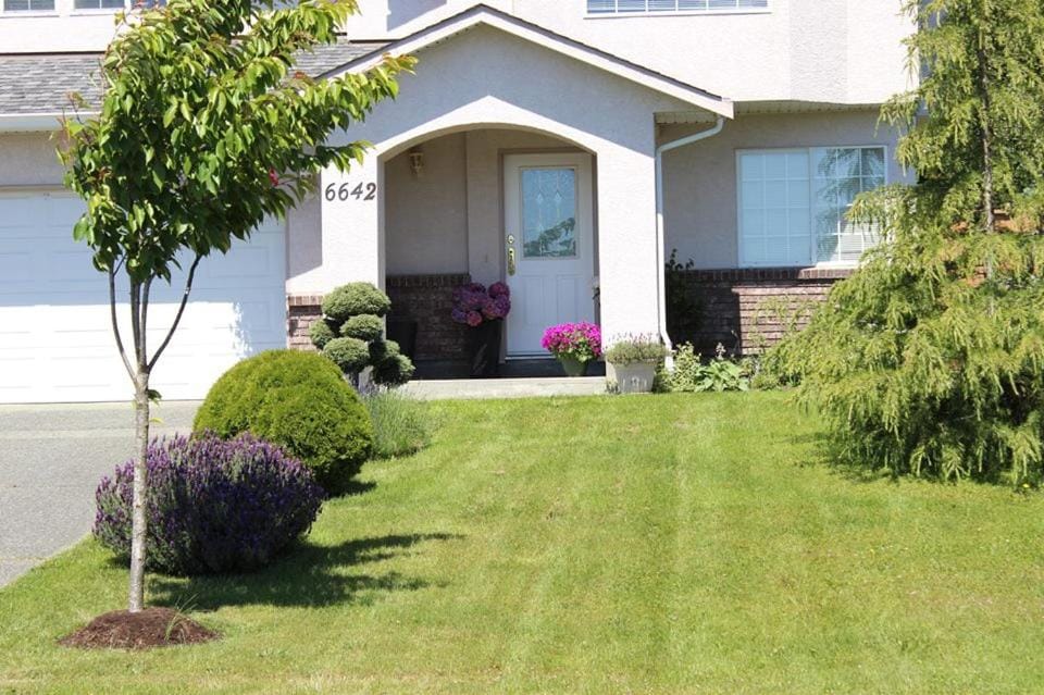 Property building, Garden view