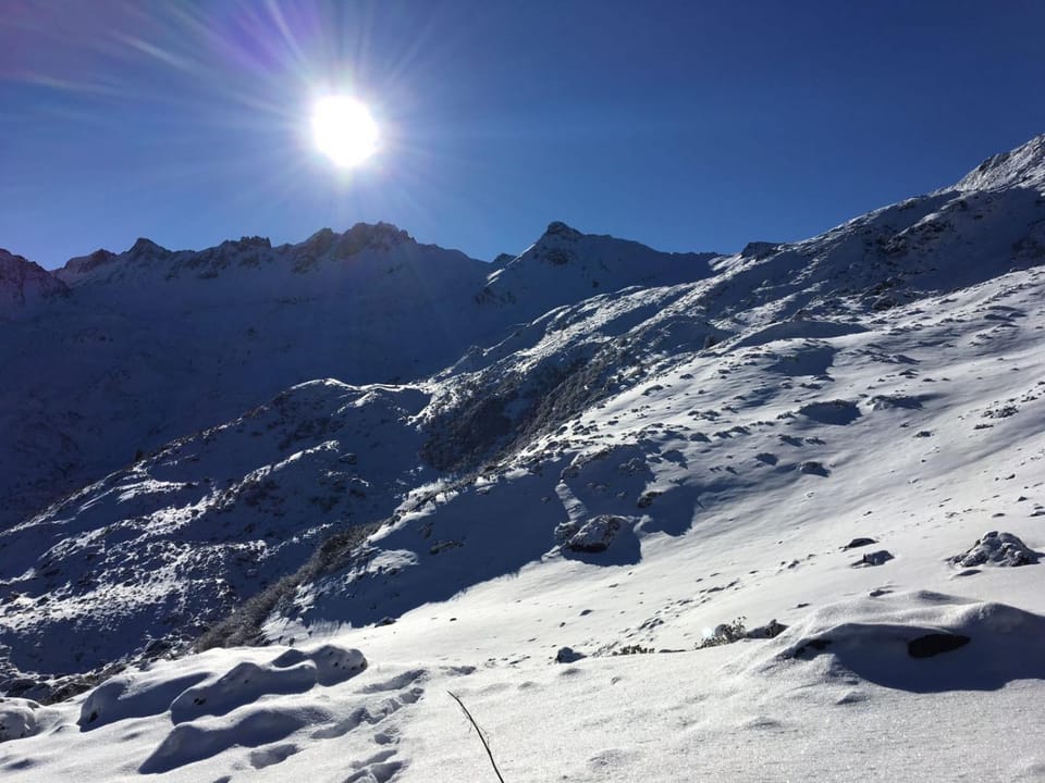 Winter, Mountain view