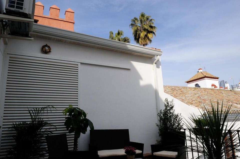 The Wall of the Alcázar Palace Apartment in Seville