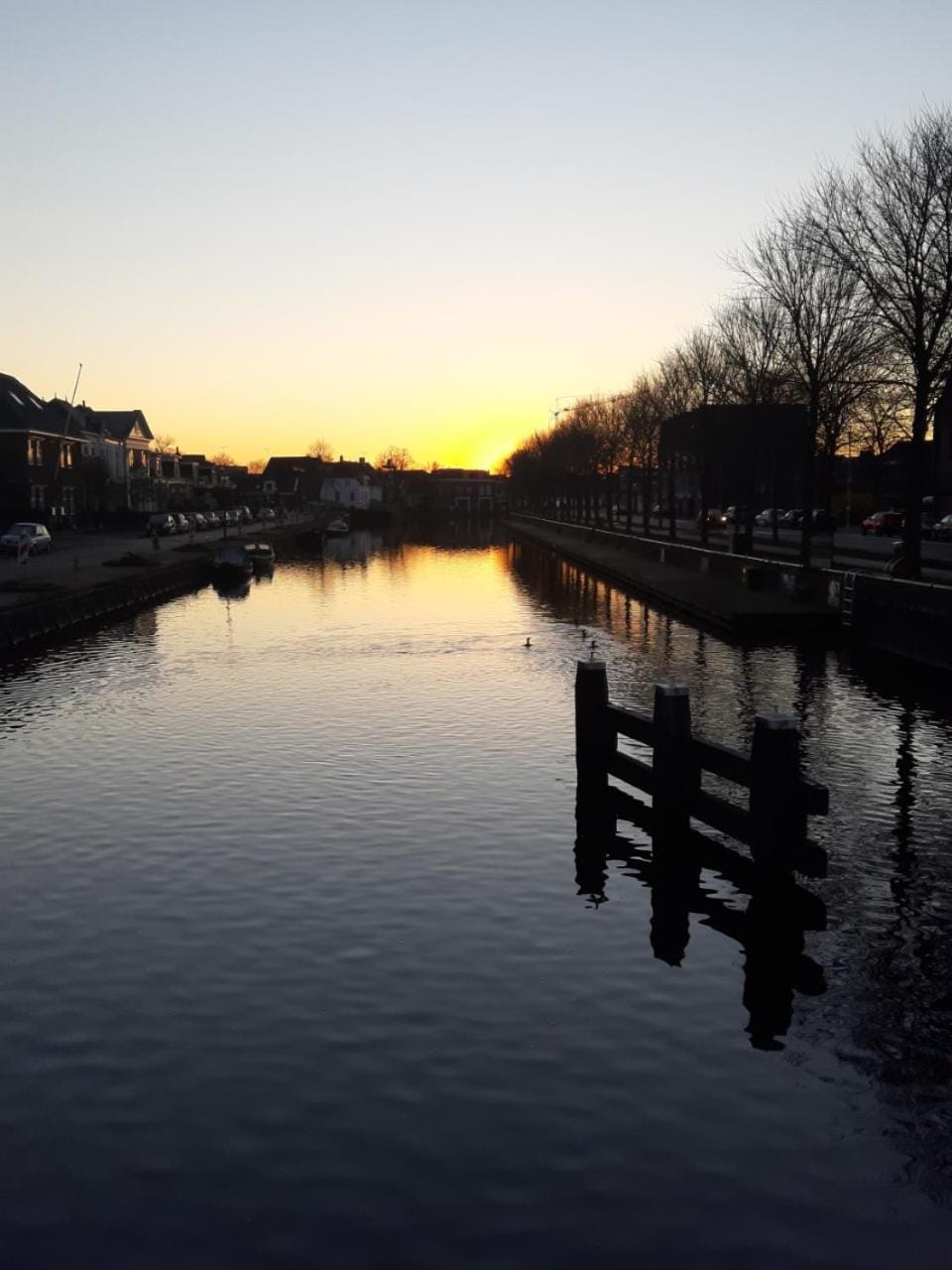 River view, Sunset