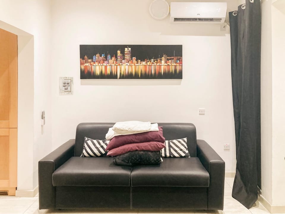 Living room, air conditioner