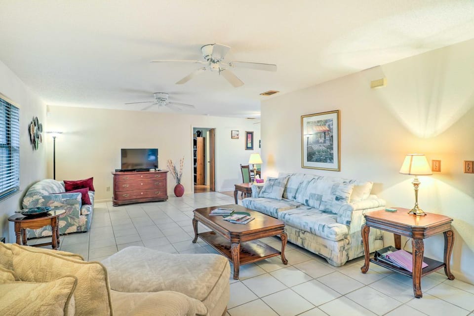 Waterfront Port St Lucie Home w/ Lanai & Pool House in Port Saint Lucie