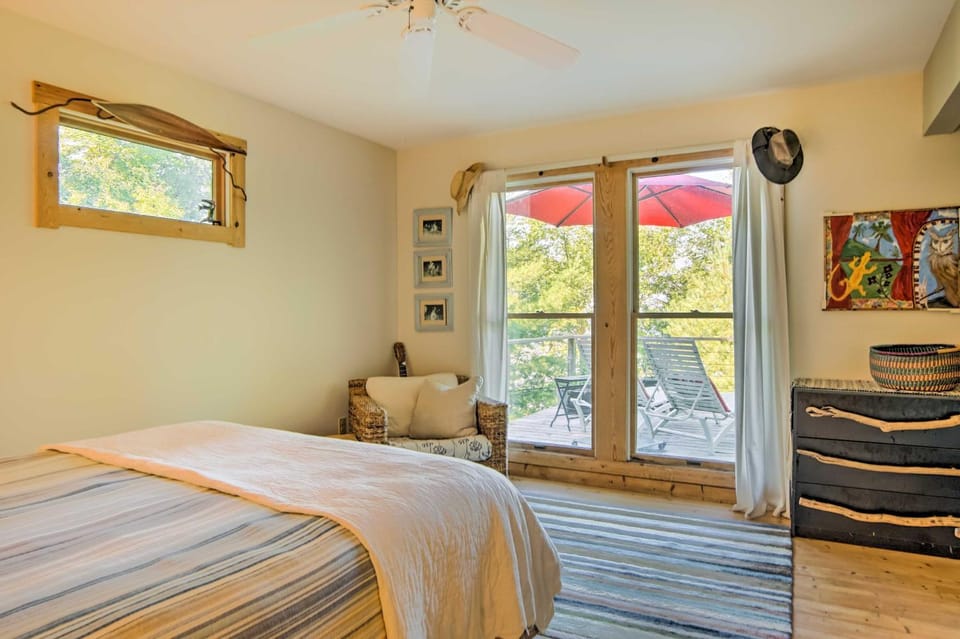 Forested Pentwater Vacation Rental - Walk to Beach House in Michigan