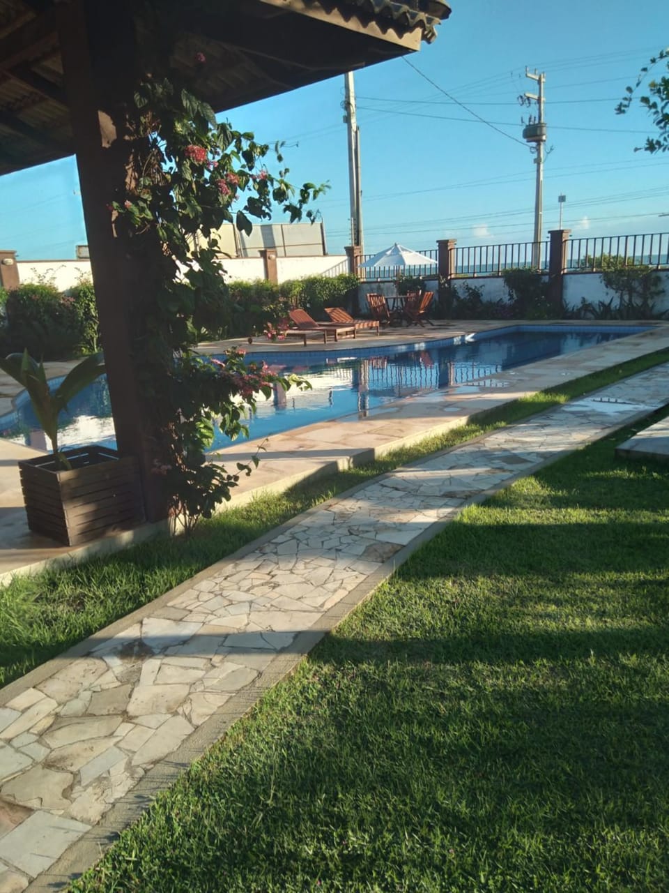 Pool view, Sea view