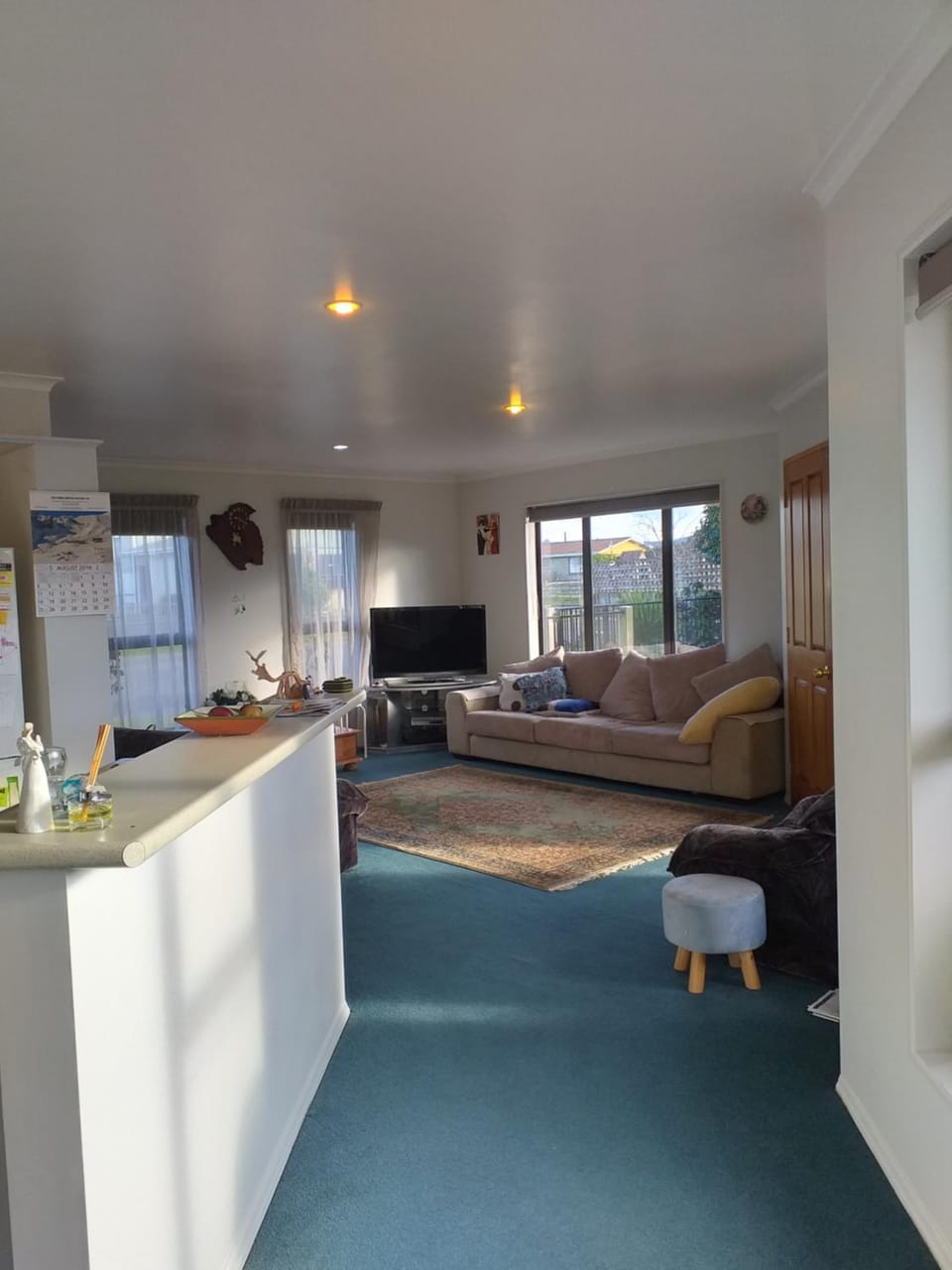 Kitchen or kitchenette, Living room