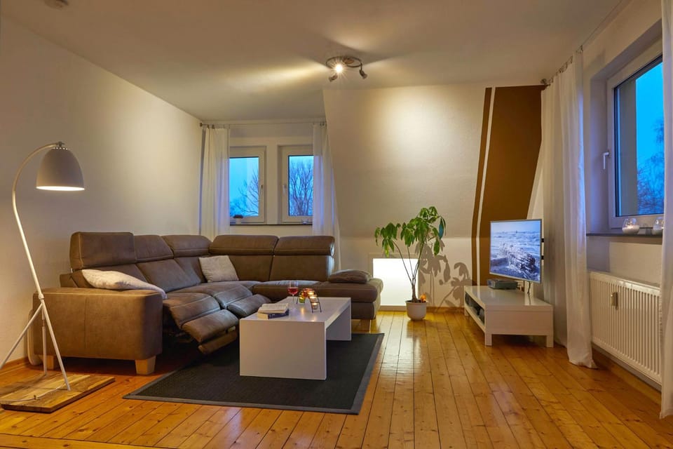 Winter, Living room, Seating area, Sunset