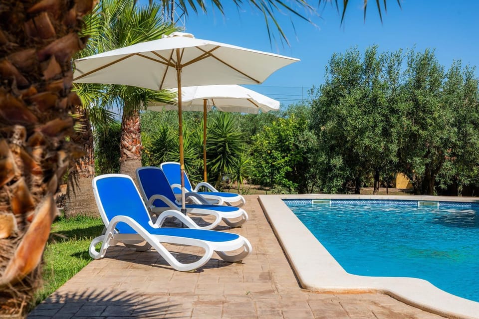 Property building, Living room, Swimming pool