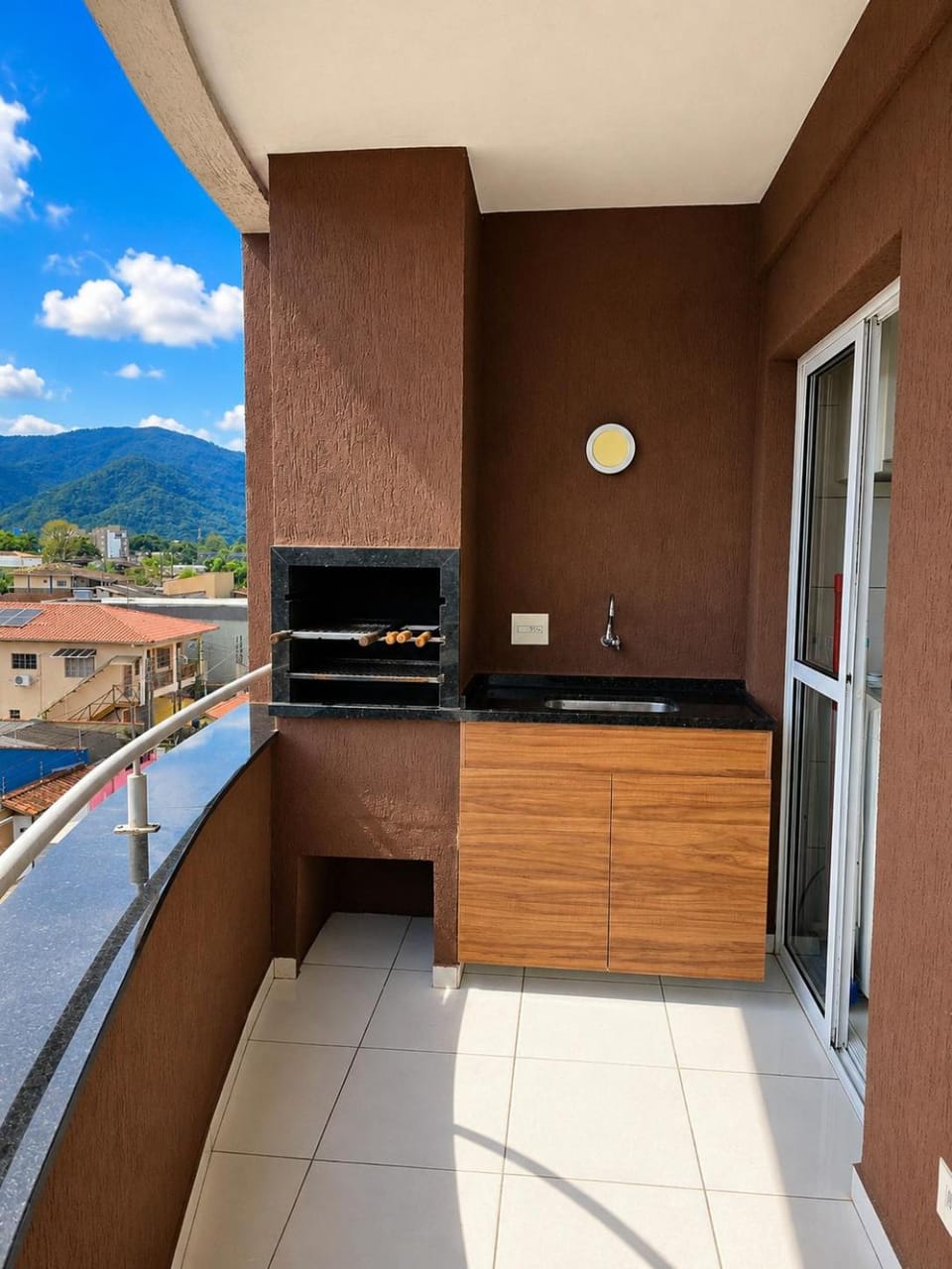 Natural landscape, BBQ facilities, View (from property/room), Balcony/Terrace, Mountain view