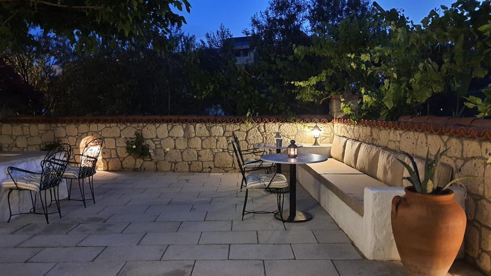 Night, Garden, Garden view