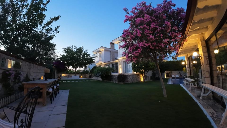 Property building, Garden view