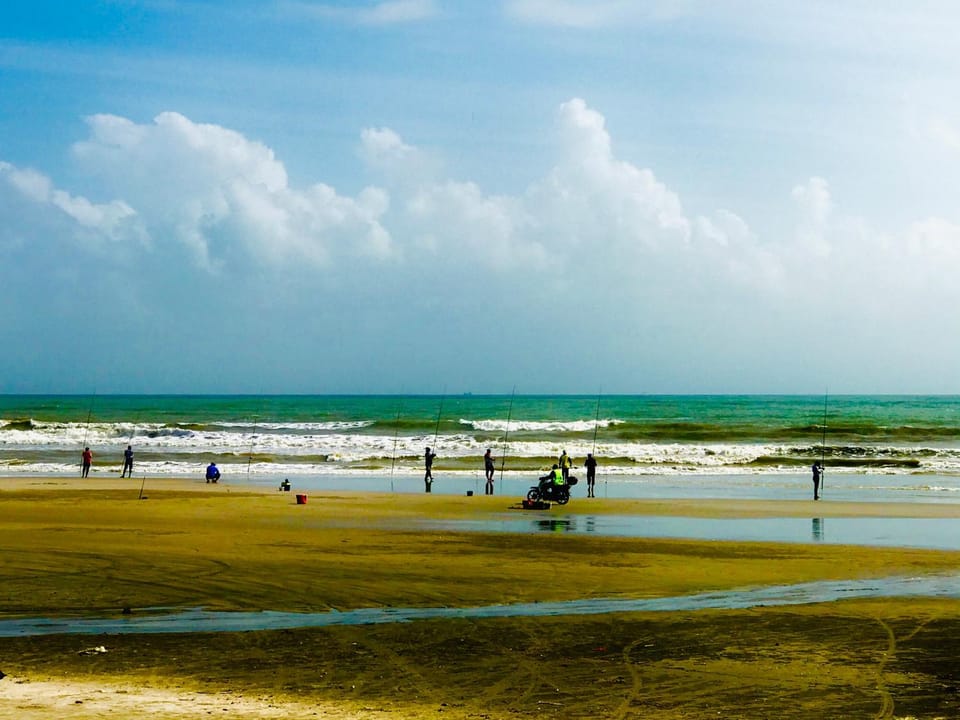 Fishing, Beach, Canoeing