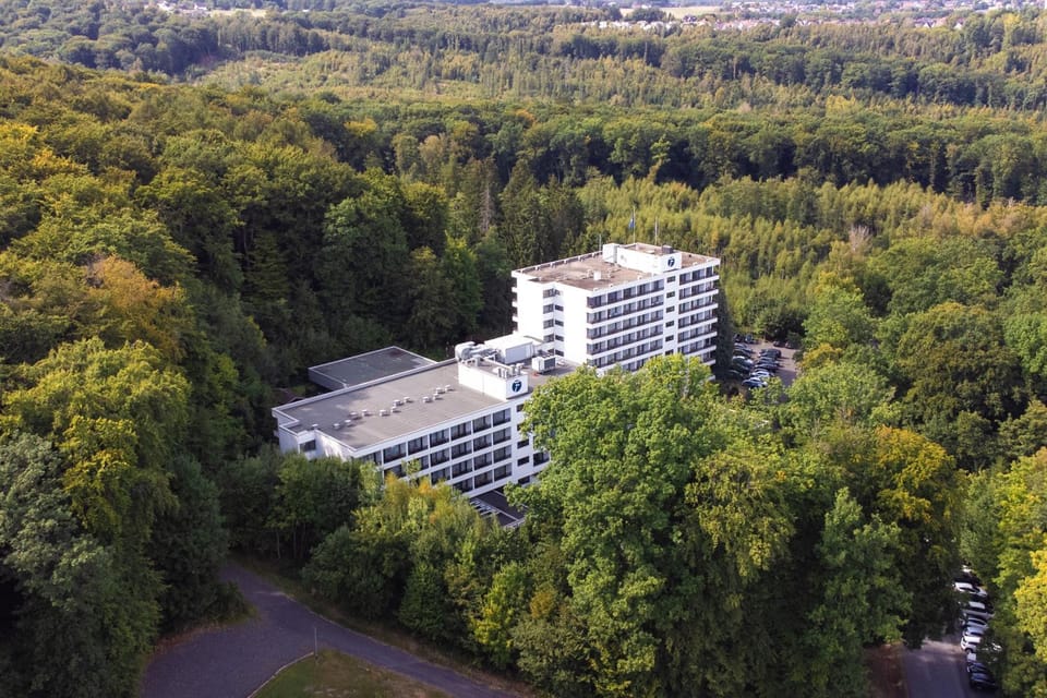 Property building, Natural landscape, Bird's eye view