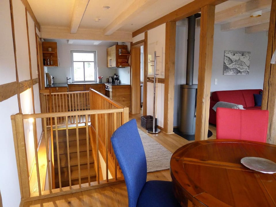Kitchen or kitchenette, Living room, Dining area
