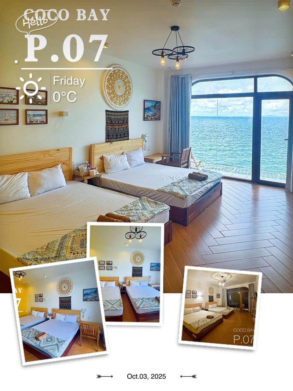 Bed, Natural landscape, TV and multimedia, Photo of the whole room, Bedroom, Sea view