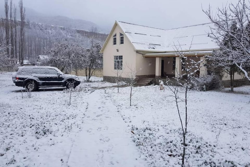 Mansion on the river Qusar Villa in Azerbaijan