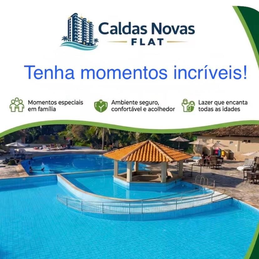 No CALDAS NOVAS FLAT VOCÊ IRÁ TER MOMENTOS ESPETACULARES! Resort in State of Goiás