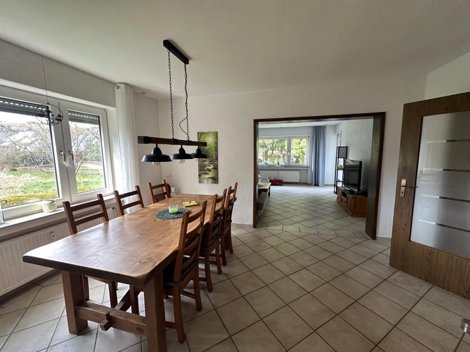 Living room, Seating area, Dining area