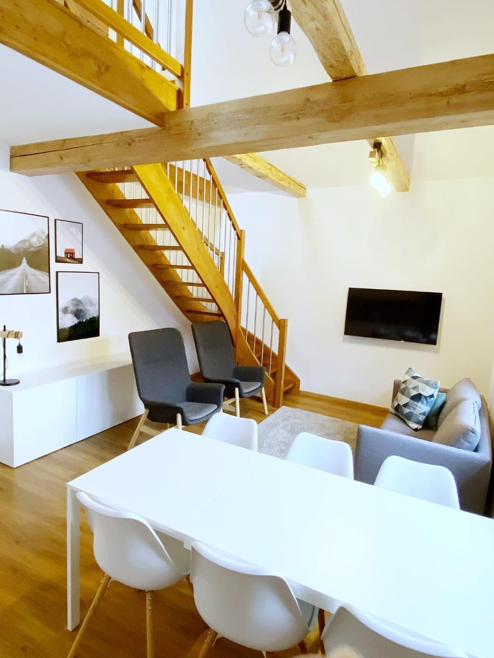 Mezonetový apartmán ve skandinávském stylu Apartment in Lower Silesian Voivodeship