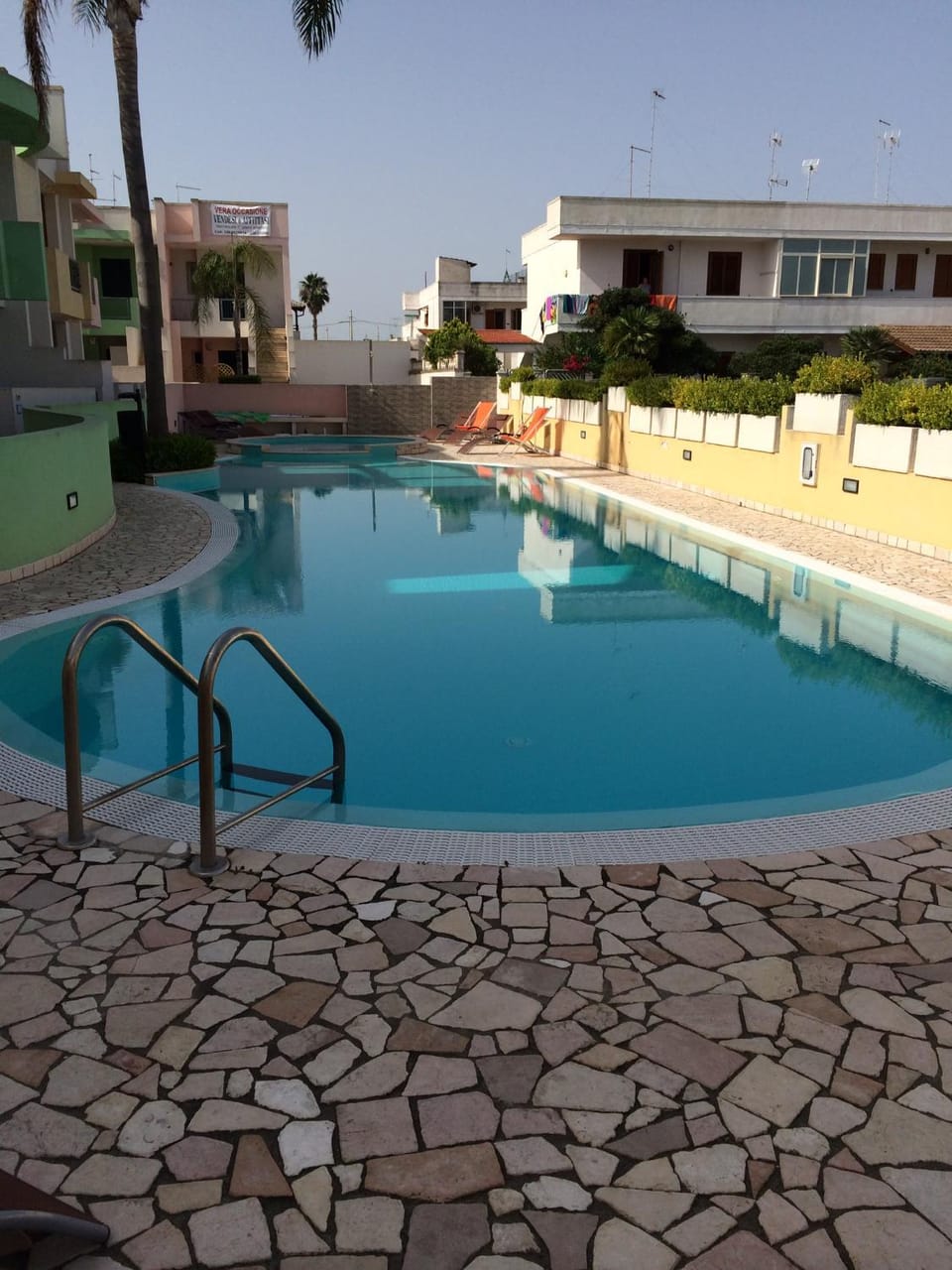Property building, Pool view