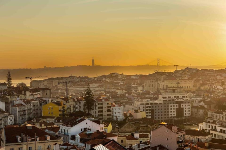 City view, Sunset