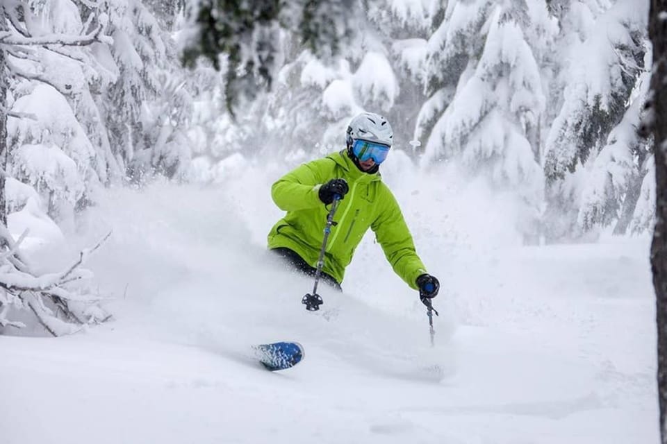Winter, Skiing